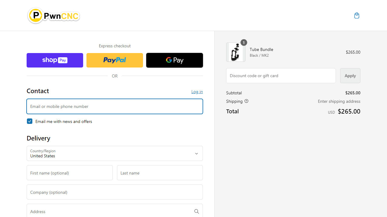 How to apply PwnCnc coupon code